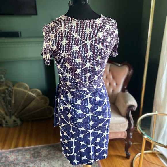Diane Von Furstenburg Silk Wrap-Style Dress - Picture 6 of 12